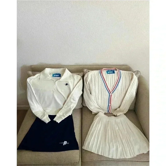 NWT Prince Pickleball Women's Cable Knit
Cardigan - Cream M - Picture 6 of 7